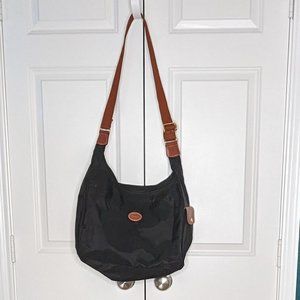 Longchamp Le Pilage Black Nylon Crossbody Bag